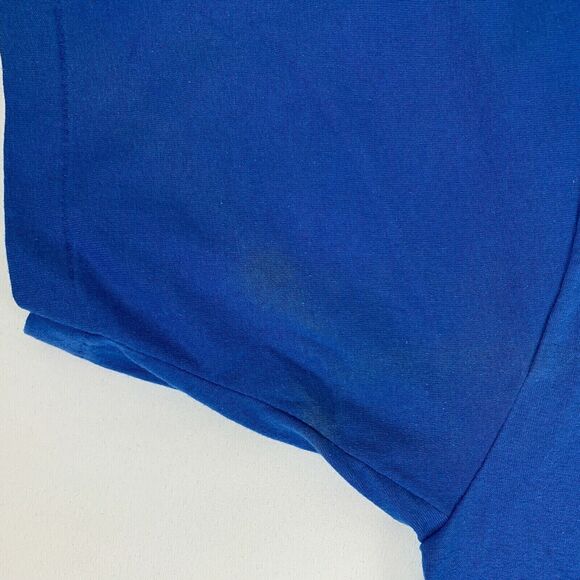 Vintage Soltex Polymer Corporation T Shirt Mens X-Large Deer Park Texas 90s Blue - Picture 7 of 12